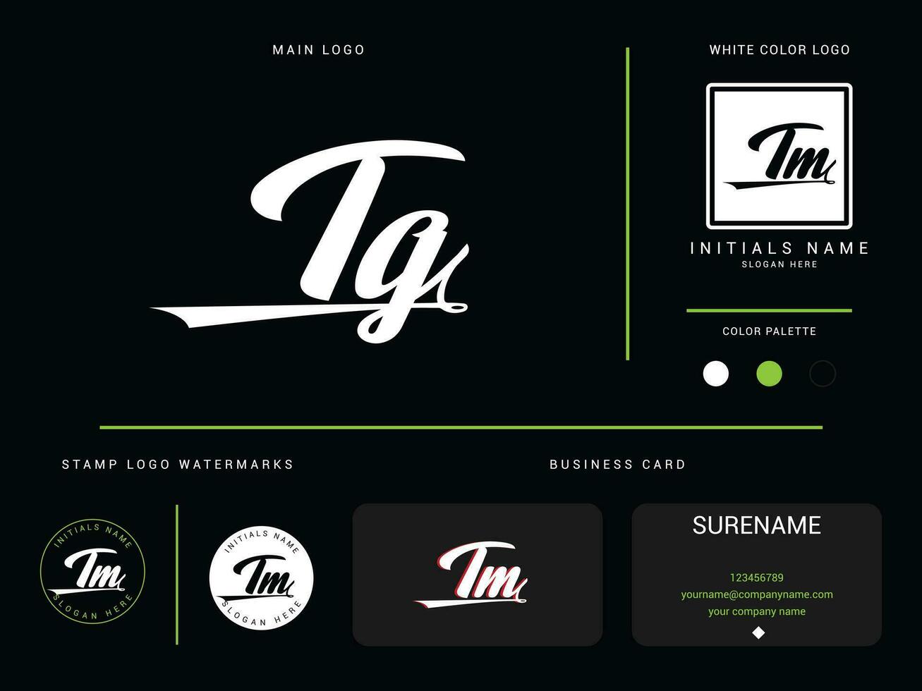 moderno vestuário tg logotipo ícone, inicial luxo tg moda logotipo carta vetor para roupas fazer compras