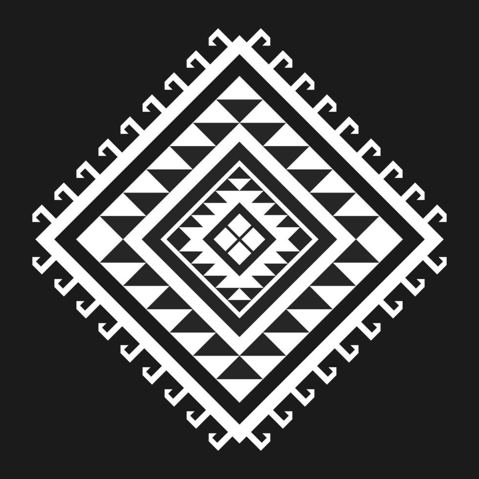 arte de padrão étnico geométrico. estilo americano, mexicano. ornamento tribal asteca de fundo. design para tecido, vestuário, têxtil, logotipo, símbolo. vetor