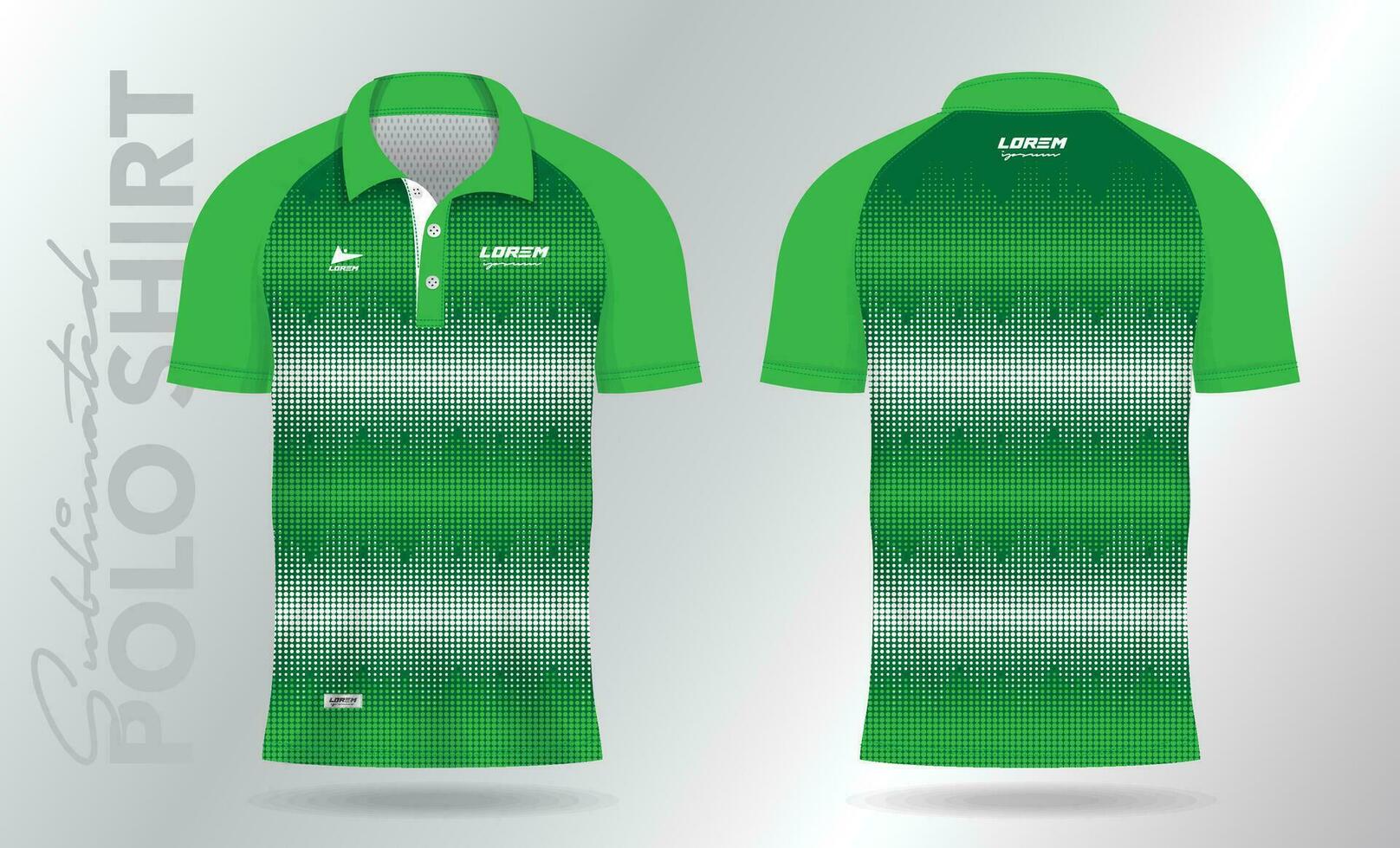 verde pólo camisa brincar modelo Projeto para esporte jérsei vetor