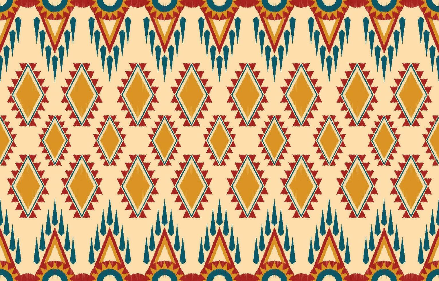 étnico abstrato ikat arte. asteca enfeite imprimir. geométrico étnico padronizar desatado cor oriental. Projeto para fundo ,cortina, tapete, papel de parede, roupas, invólucro, batik, vetor ilustração.