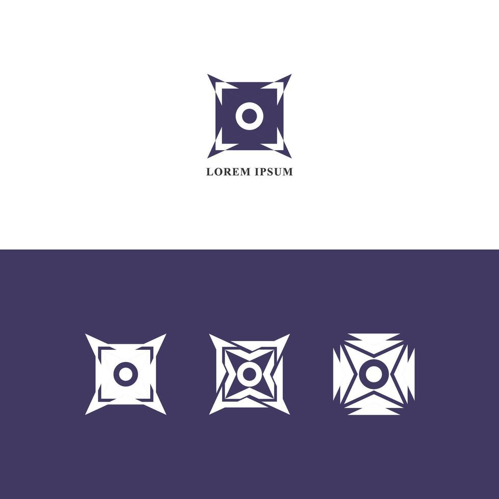 geométrico forma logotipo agrupar vetor