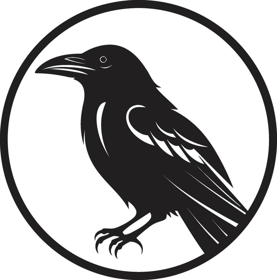 lustroso pássaro icônico emblema abstrato pássaro foca vetor