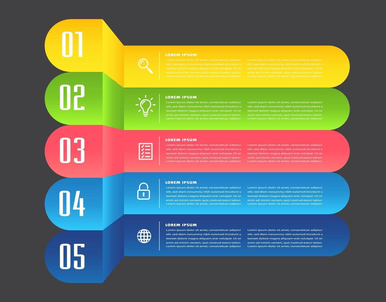 intensificar o conceito de sucesso empresarial. mexe vetor infográfico