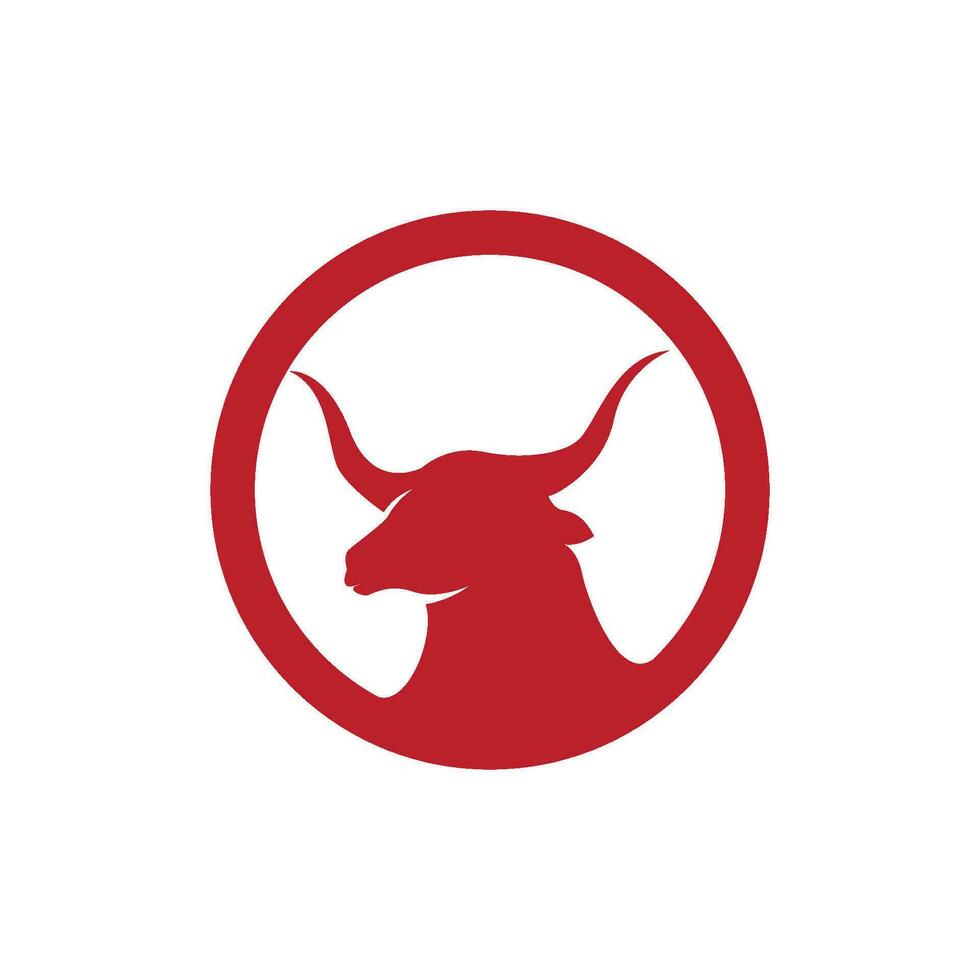 Taurus logo template vector icon ilustração design