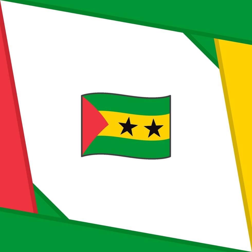 são para mim e principe bandeira abstrato fundo Projeto modelo. são para mim e principe independência dia bandeira social meios de comunicação publicar. independência dia vetor