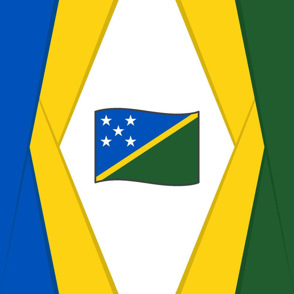 Salomão ilhas bandeira abstrato fundo Projeto modelo. Salomão ilhas independência dia bandeira social meios de comunicação publicar. Salomão ilhas fundo vetor