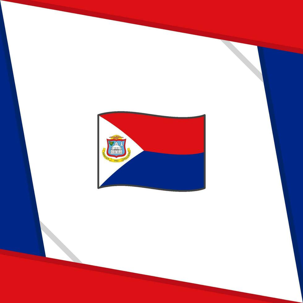 sint maarten bandeira abstrato fundo Projeto modelo. sint maarten independência dia bandeira social meios de comunicação publicar. sint maarten independência dia vetor