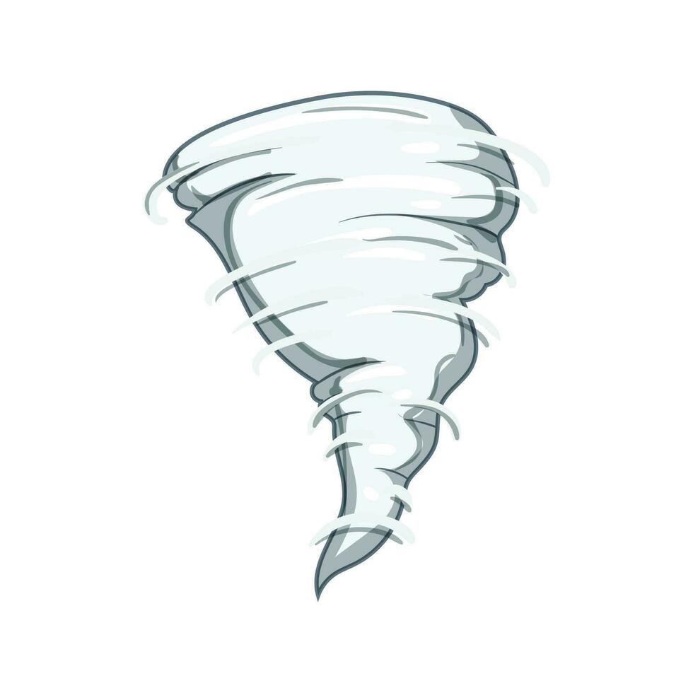 funil tornado desenho animado vetor ilustração