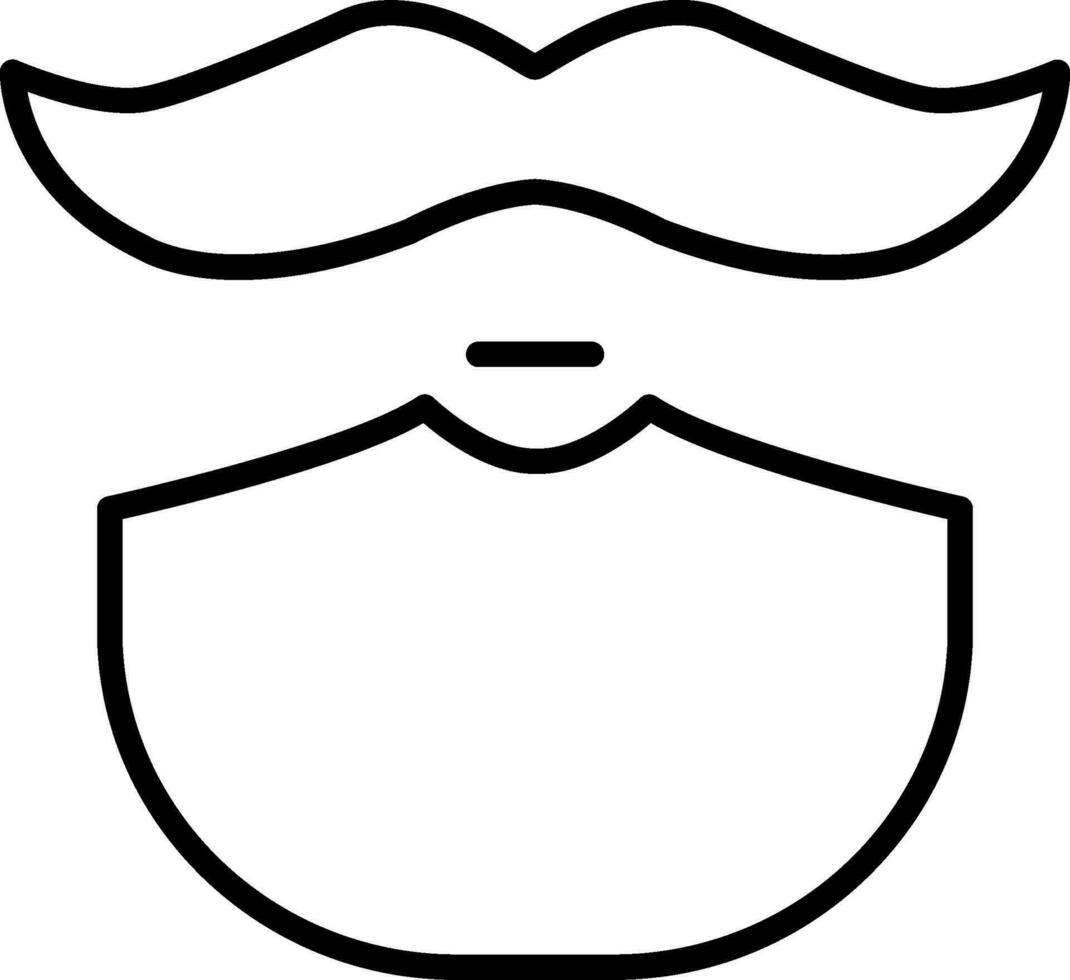 barba vetor ícone