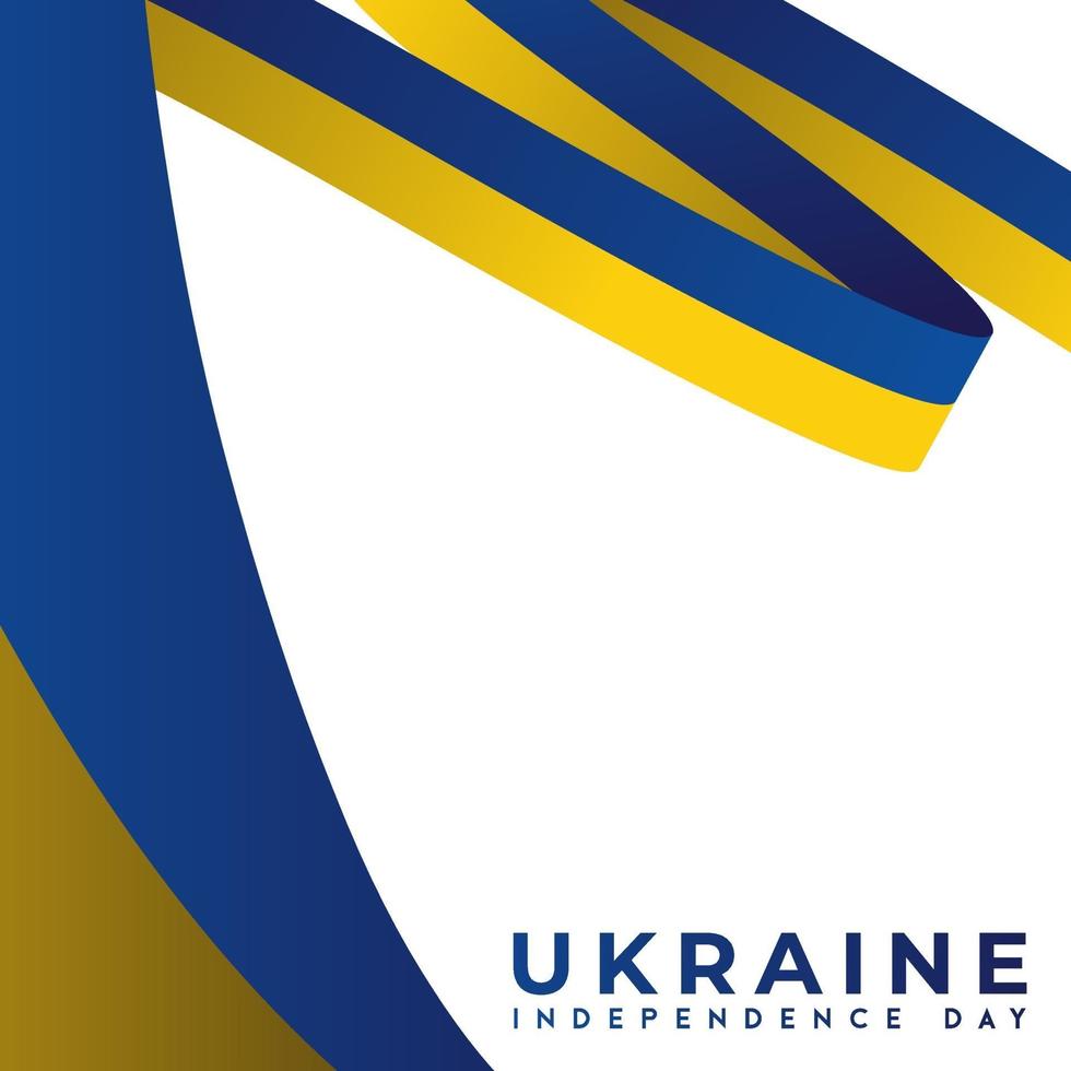 agitando bandeiras. dia da independência da ucrânia vetor