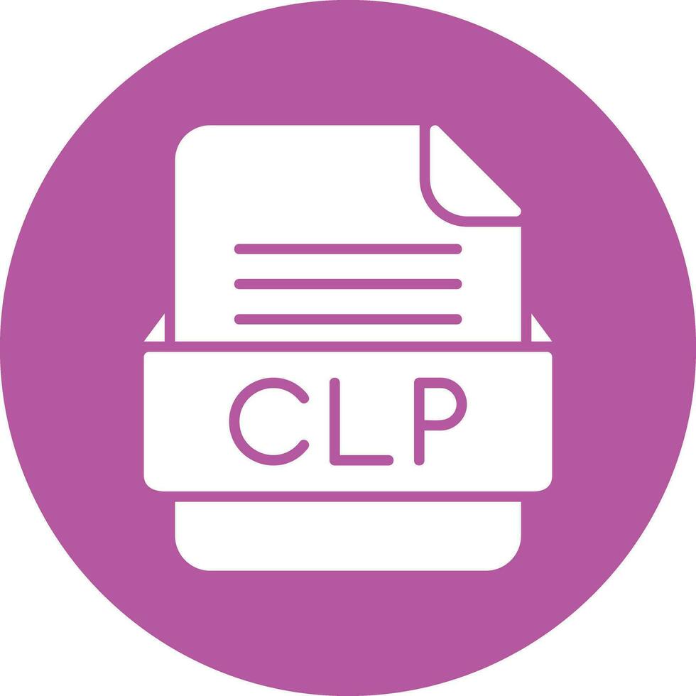 clp Arquivo formato vetor ícone