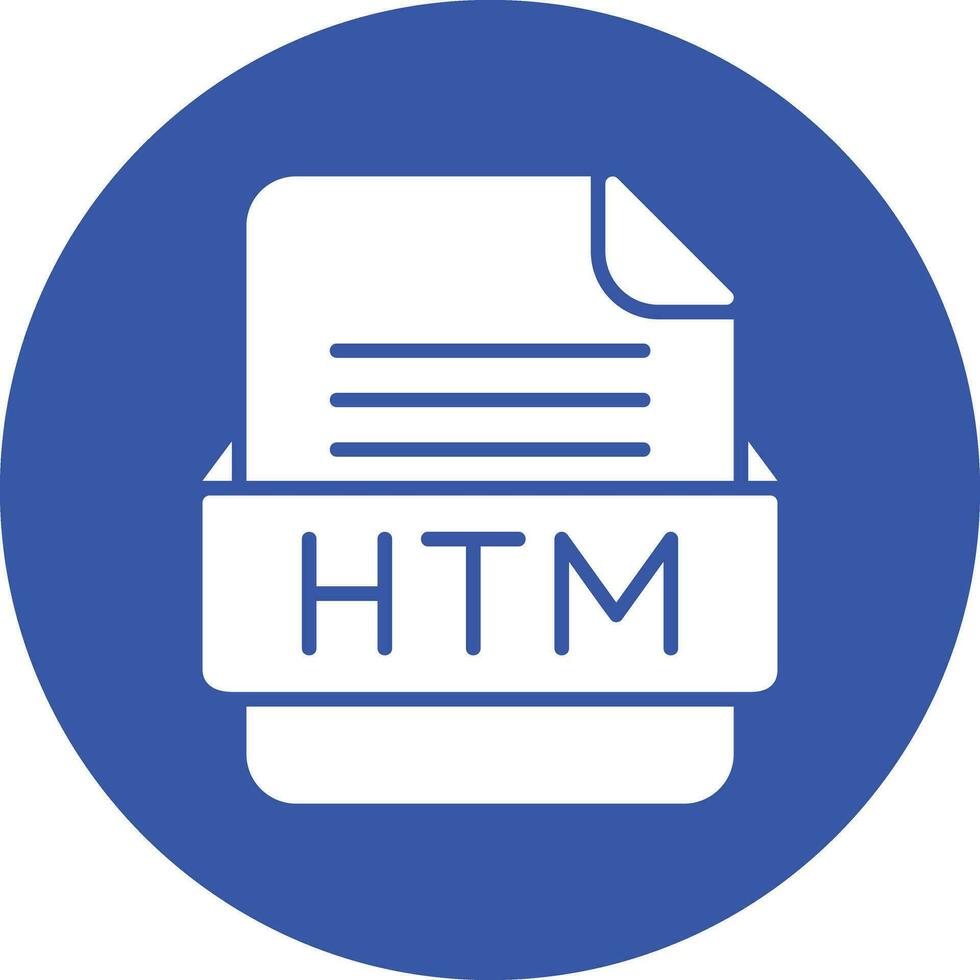 htm Arquivo formato vetor ícone