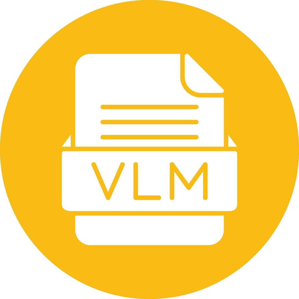 vlm Arquivo formato vetor ícone