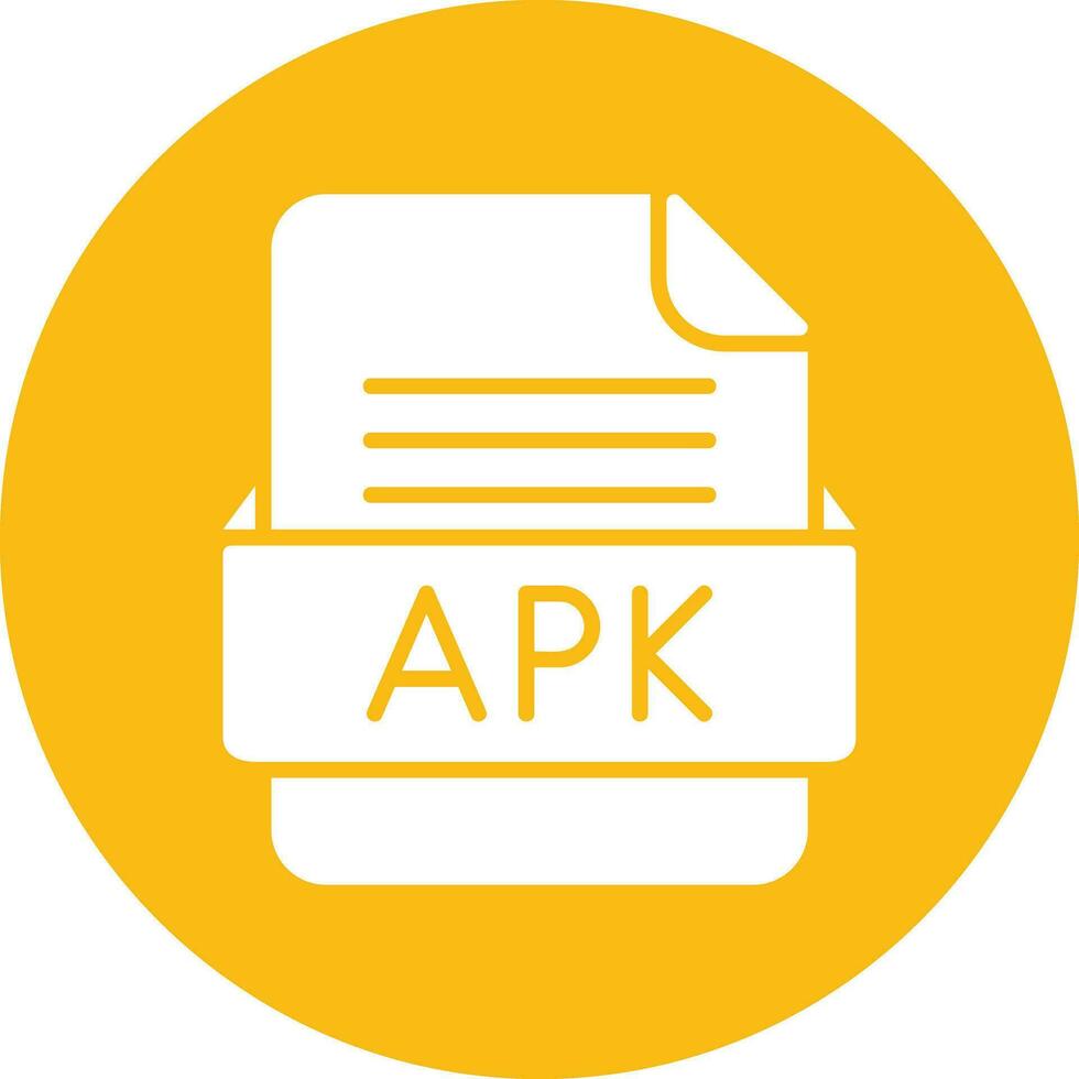 apk Arquivo formato vetor ícone