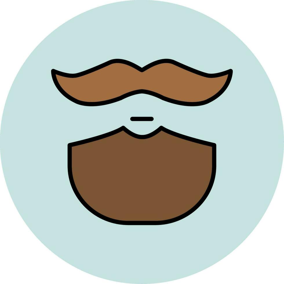 barba vetor ícone