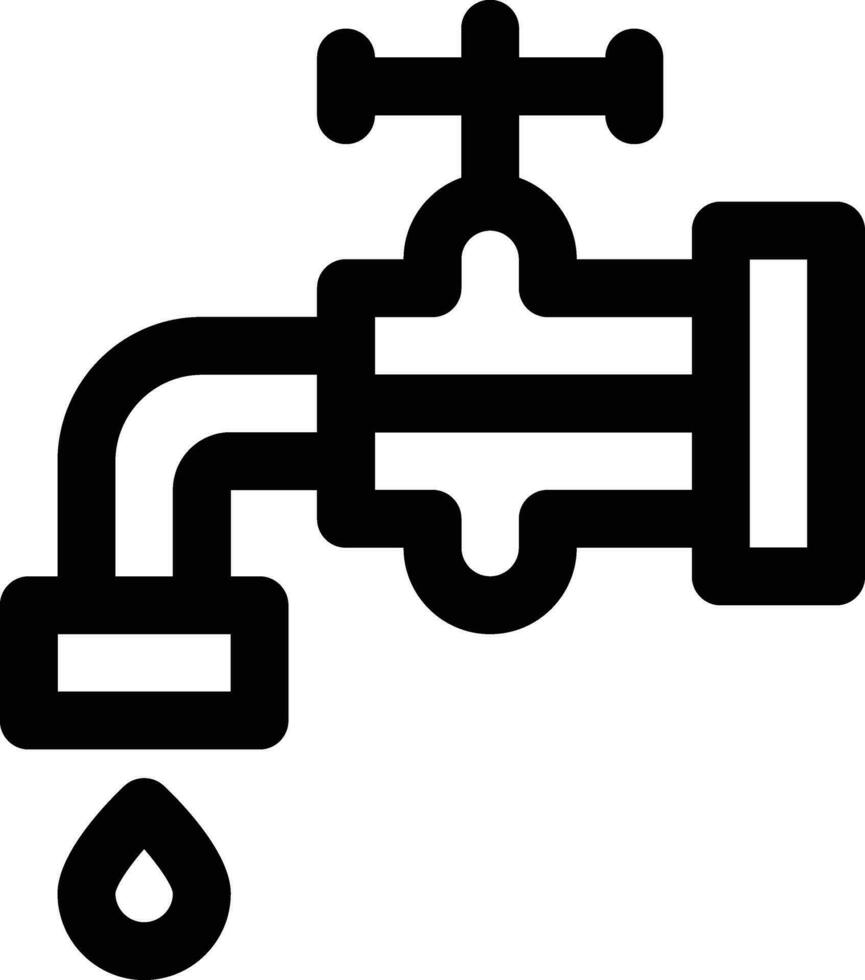 ícone de vetor de torneira