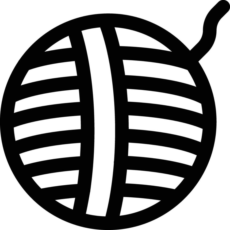 lã bola vetor ícone