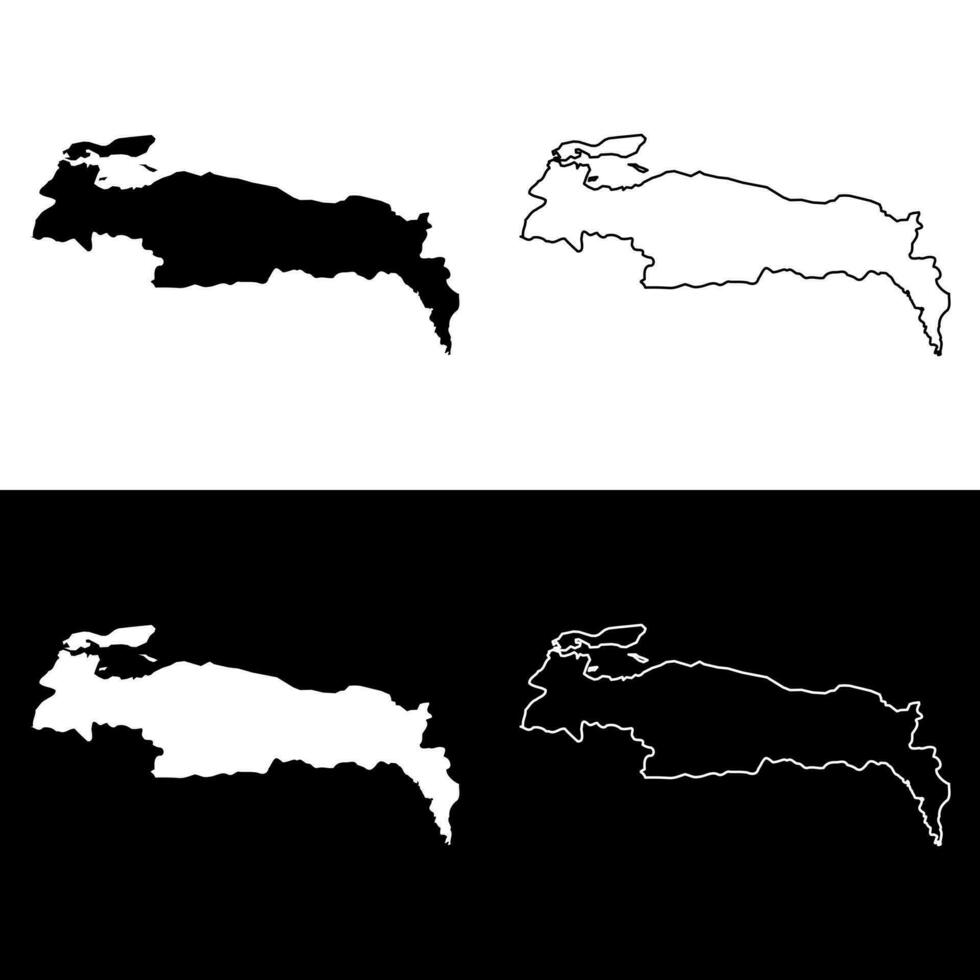 beliscões departamento mapa, administrativo divisão do Haiti. vetor ilustração.