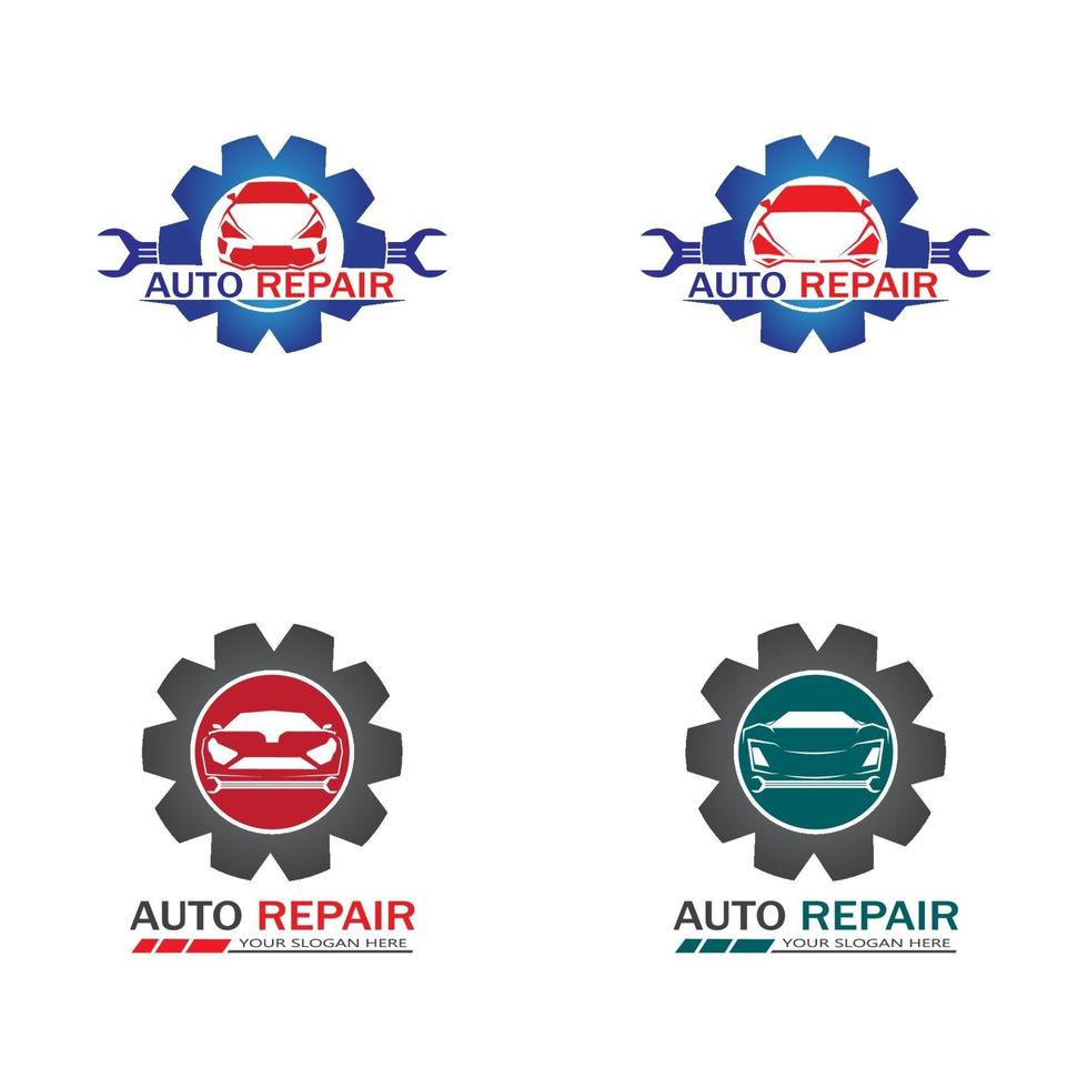 vetor de logotipo de reparação de automóveis. modelo automotivelogo