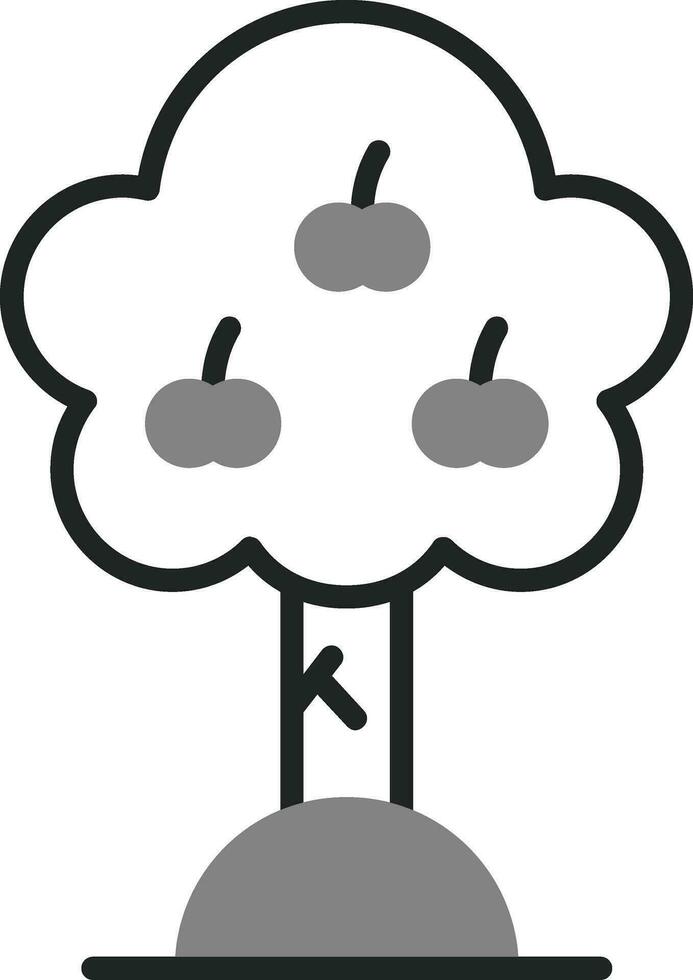 maçã árvore vetor ícone
