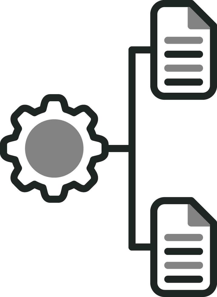 ícone de vetor de gerenciamento de arquivos