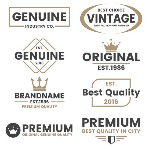 Vintage Retro Vector Logo para banner