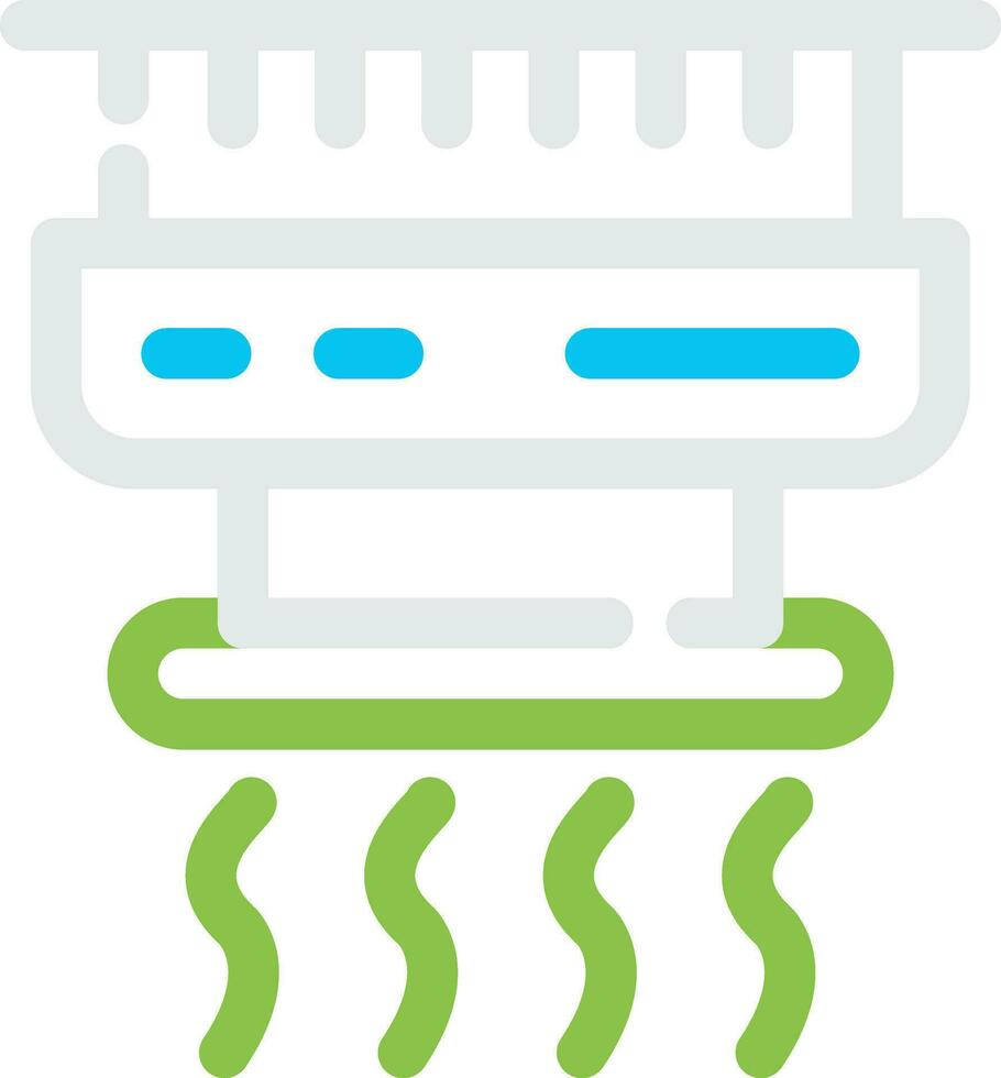 design de ícone criativo de detector de fumaça vetor