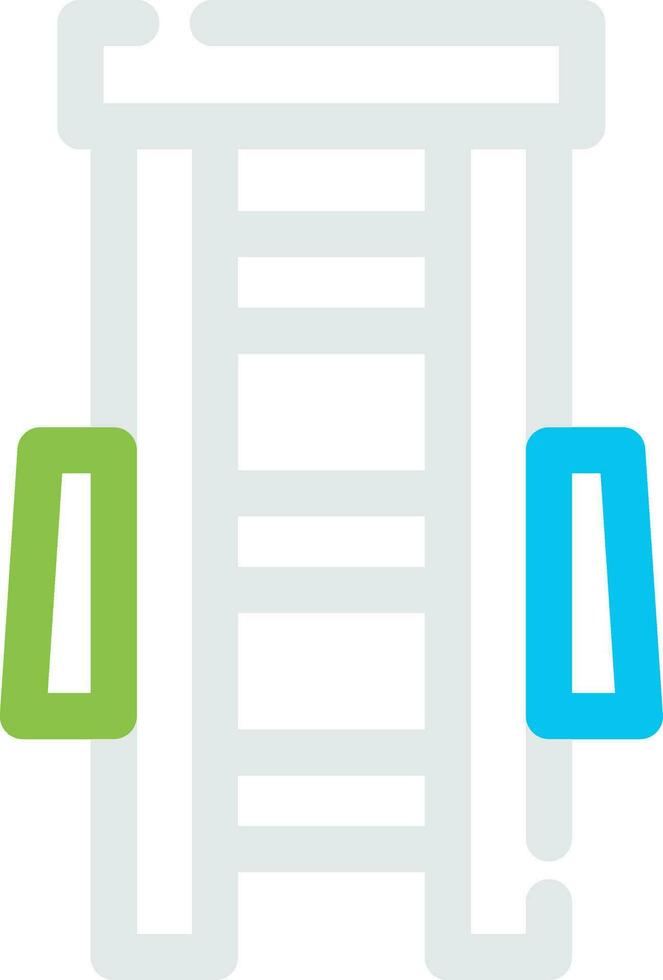 design de ícone criativo de escada vetor