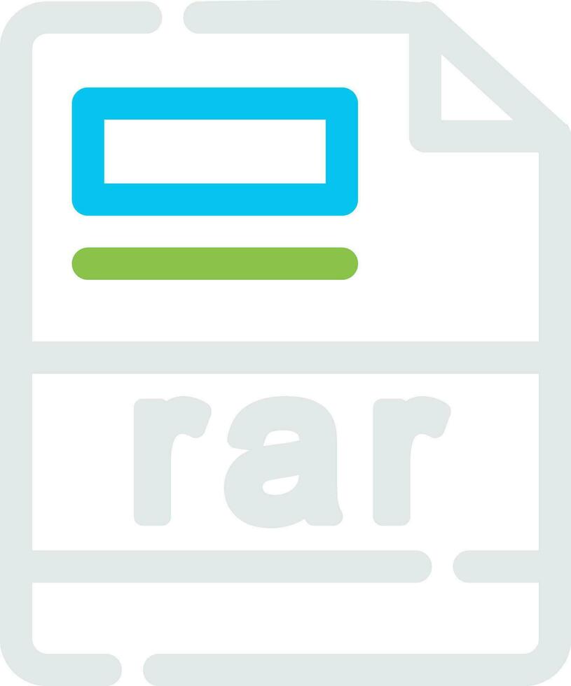 rar criativo ícone Projeto vetor