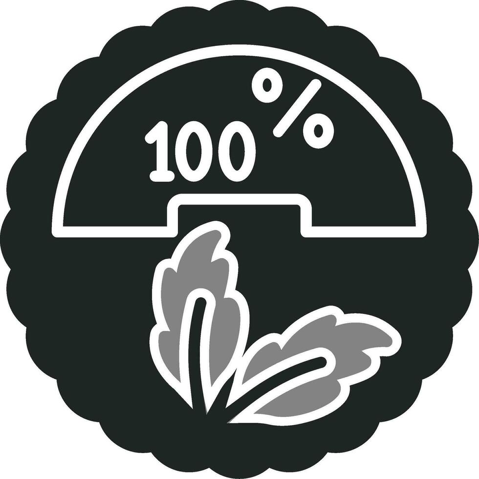 100 por cento vetor ícone