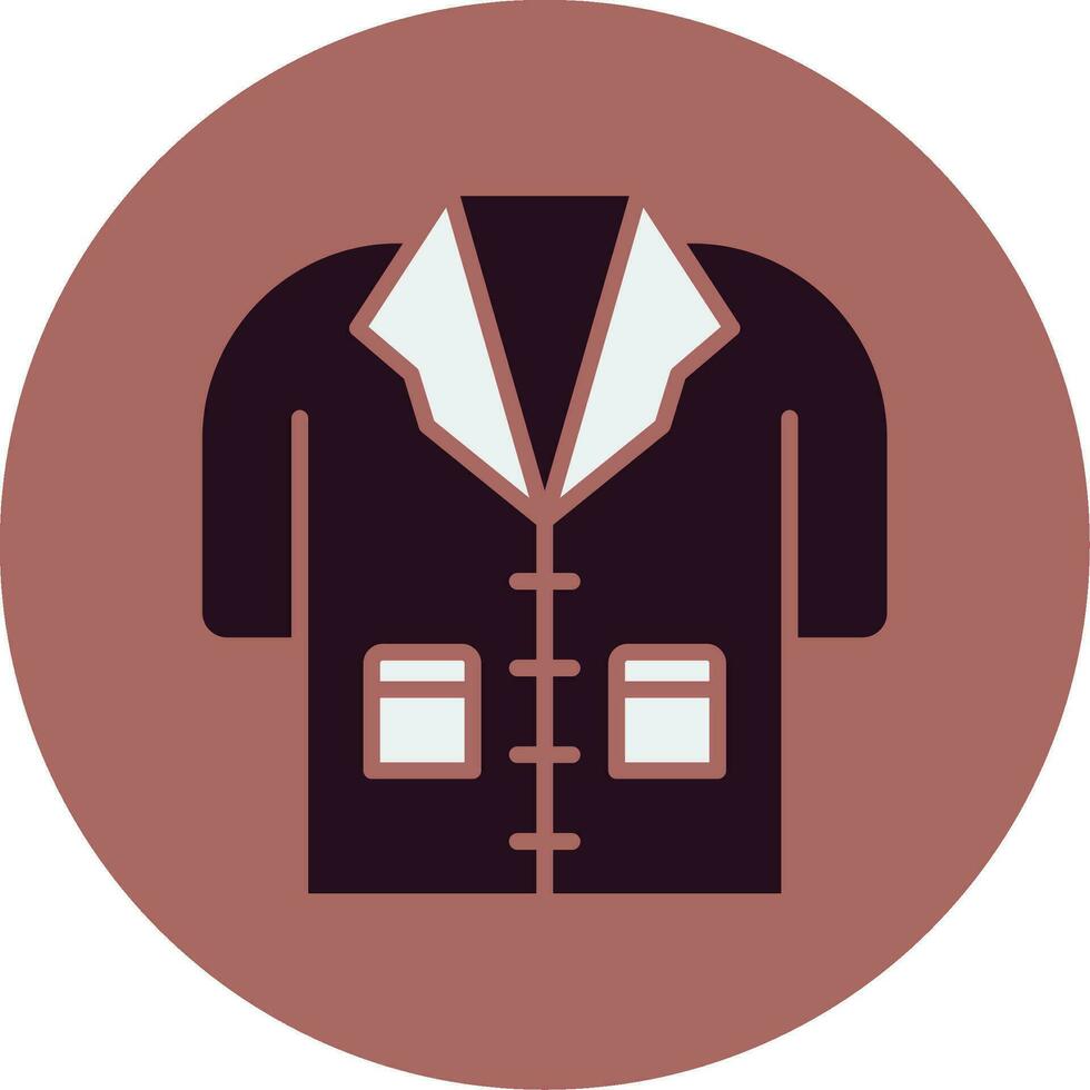 laboratório casaco vetor ícone