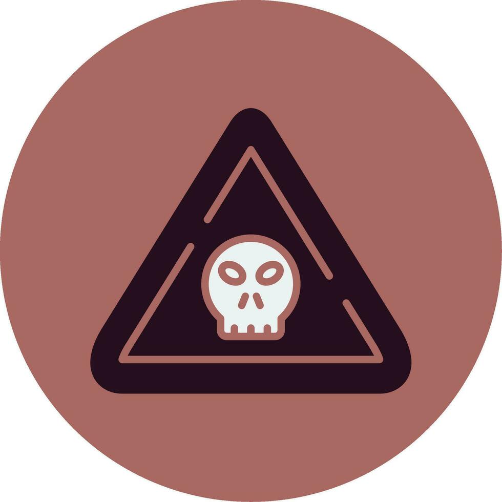 ícone de vetor de sinal de perigo