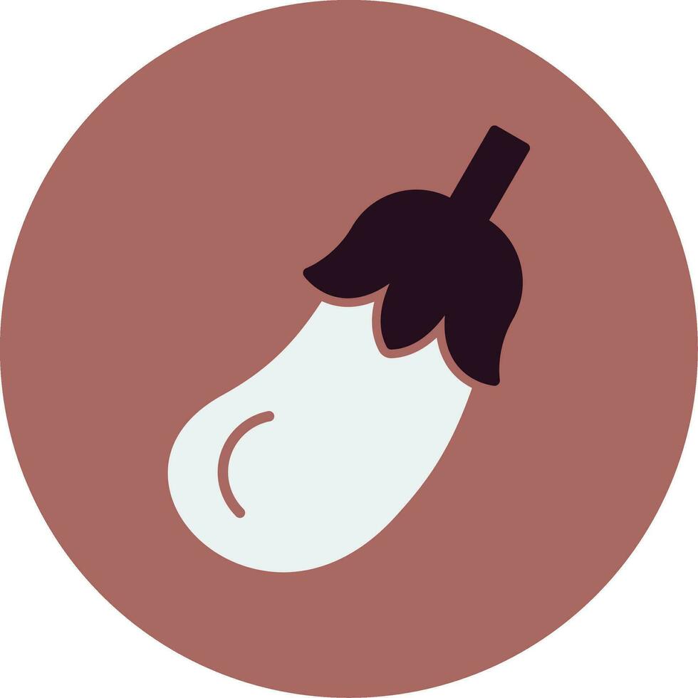 ícone de vetor de berinjela