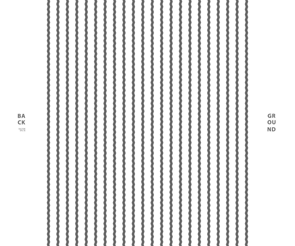 linha de onda e padrão em zigue-zague ondulado. onda abstrata geométrica. divisas vetor