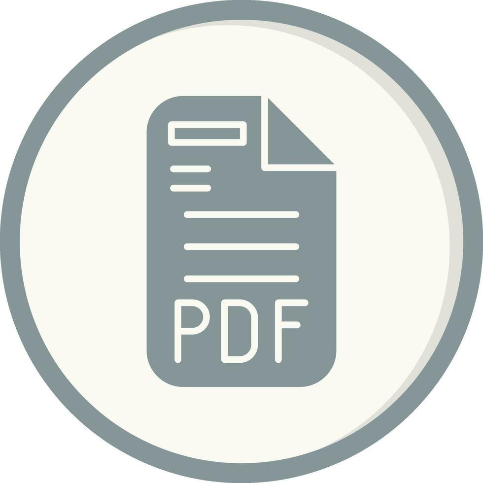 ícone de vetor pdf