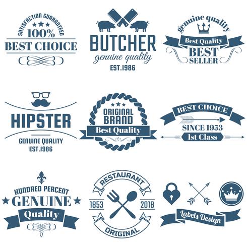 Vintage Retro Vector Logo para banner