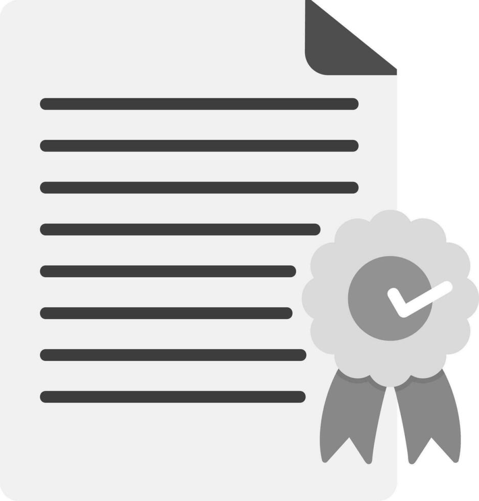 ícone de vetor de certificado