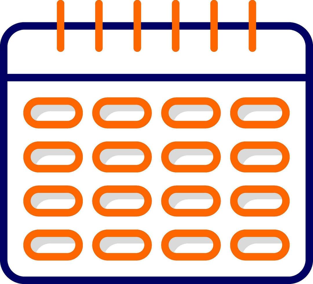 ícone de vetor de calendário
