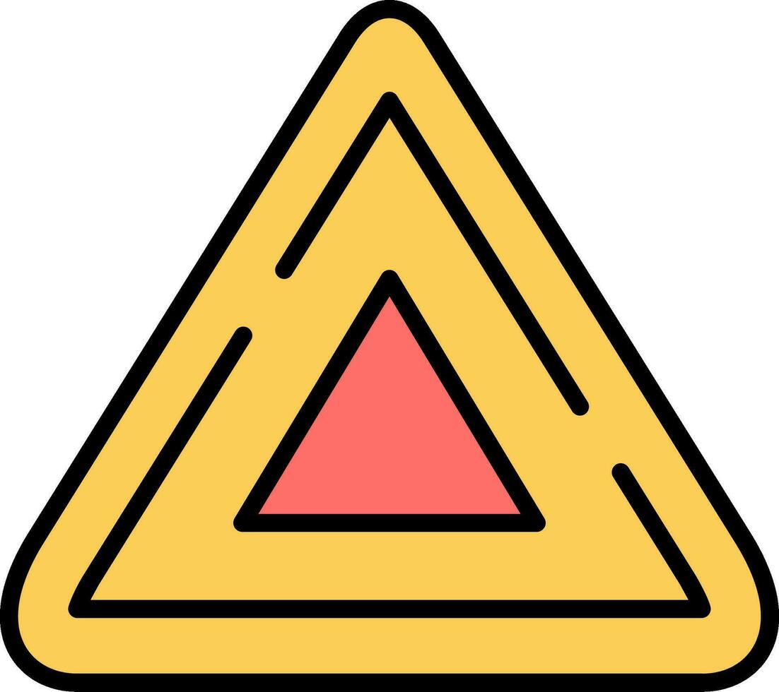 ícone de vetor de perigo