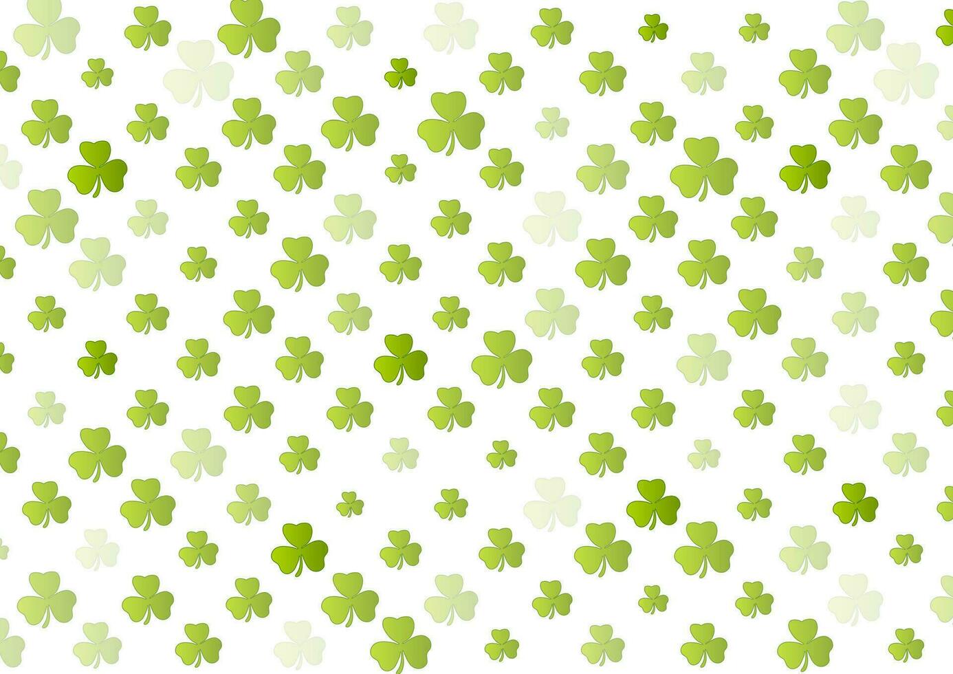 st patrick dia brilhante abstrato fundo com trevo folhas vetor