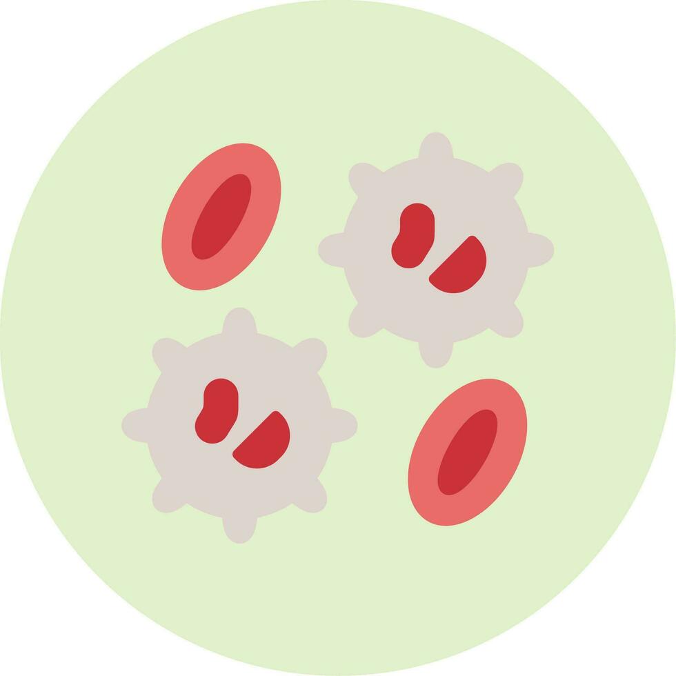 branco sangue célula vetor ícone