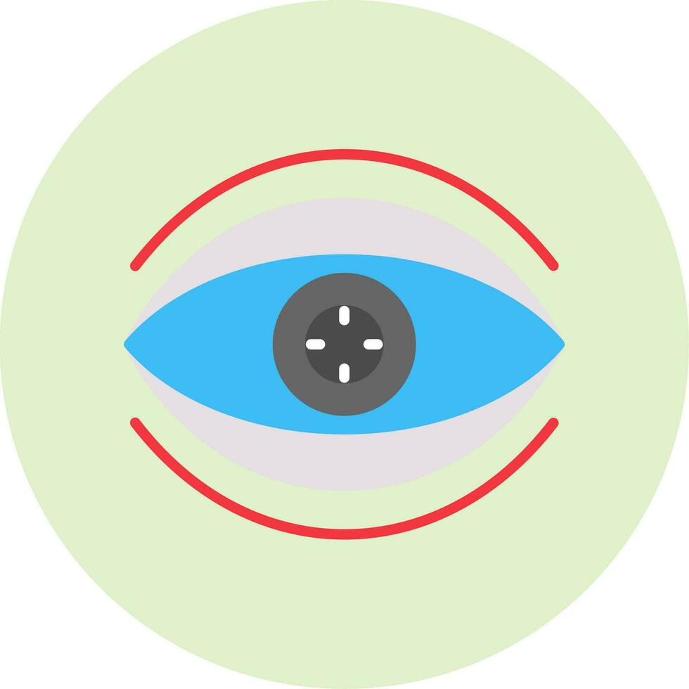 biônico contato lente vetor ícone