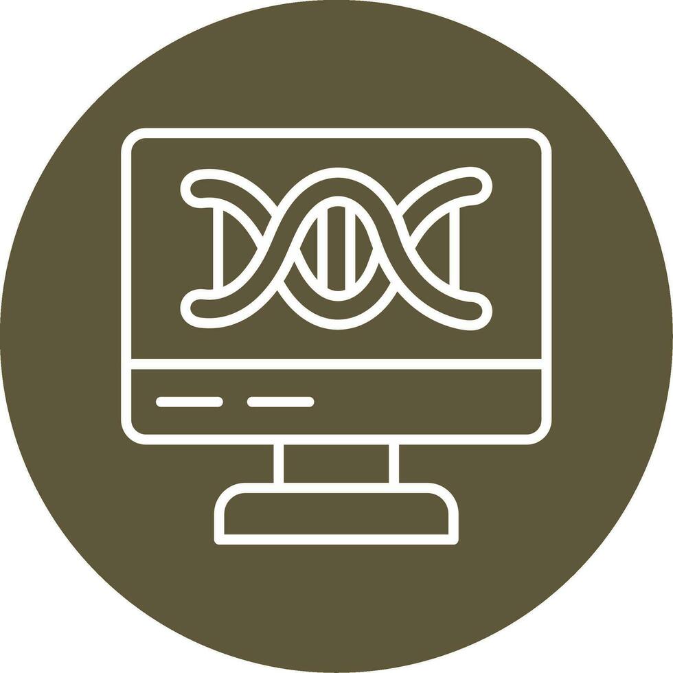 ícone de vetor de DNA