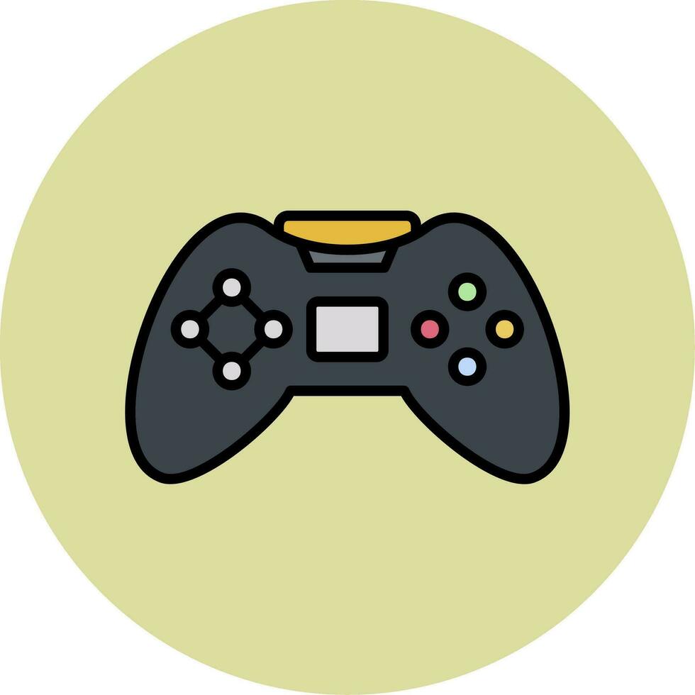 ícone de vetor de controlador de jogo