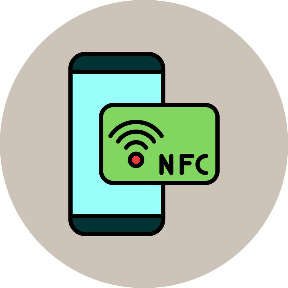 nfc vetor ícone