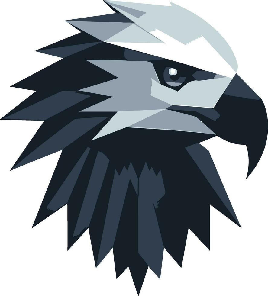 Preto Falcão predador logotipo uma vetor logotipo para a reverenciado Preto vetor predador Falcão logotipo uma símbolo do força e domínio