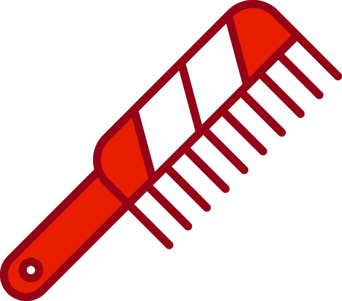 ícone de vetor de pente