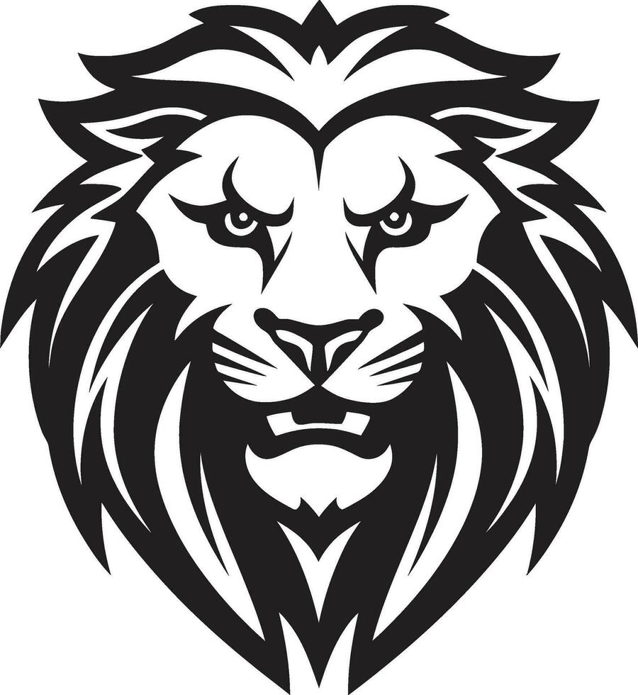 caçar dentro estilo Preto leão logotipo a caçar para elegância e poder a rugindo rei Preto vetor leão ícone a monarca do a selva