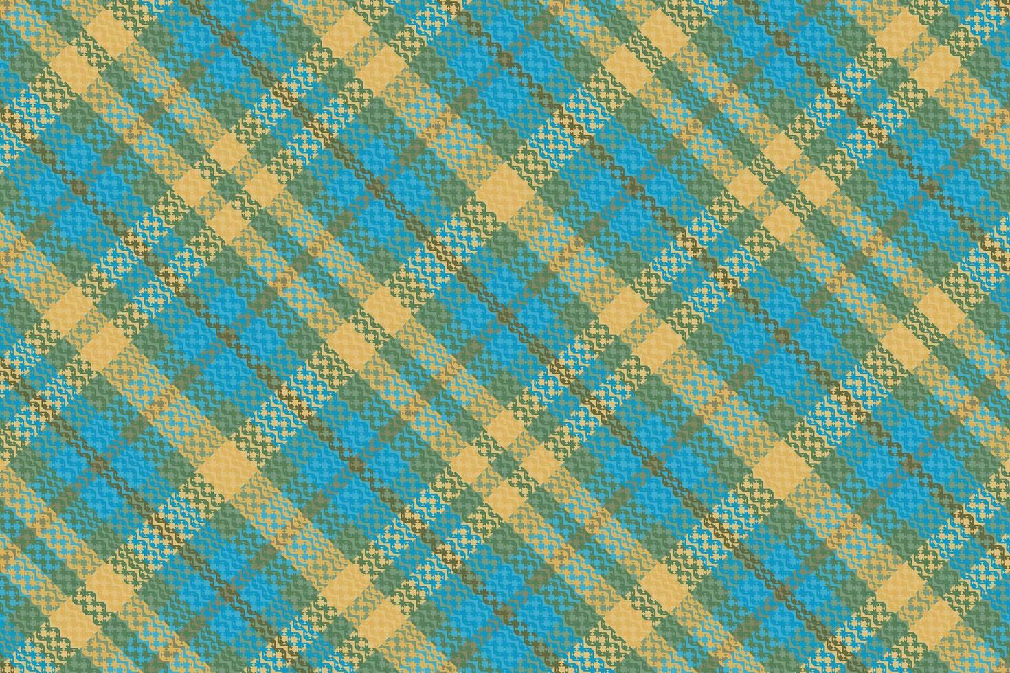 padrão xadrez tartan com textura e cor da natureza. vetor