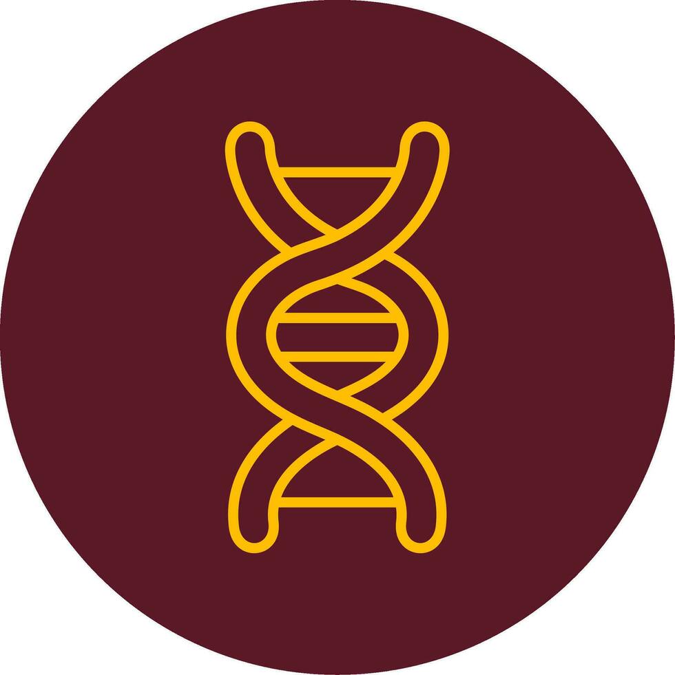 ícone de vetor de fita de DNA
